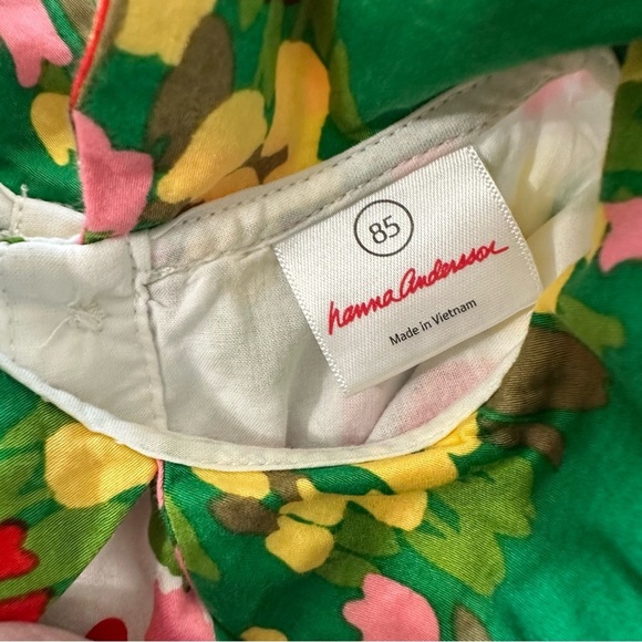 Hanna Andersson Red and Green Diaper Covers Floral Print - Picture 4 of 4
